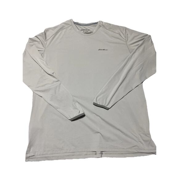 Eddie Bauer Shirt Mens Extra Large Grey First Ascent Free Shade Thumb Holes XL - Picture 1 of 10